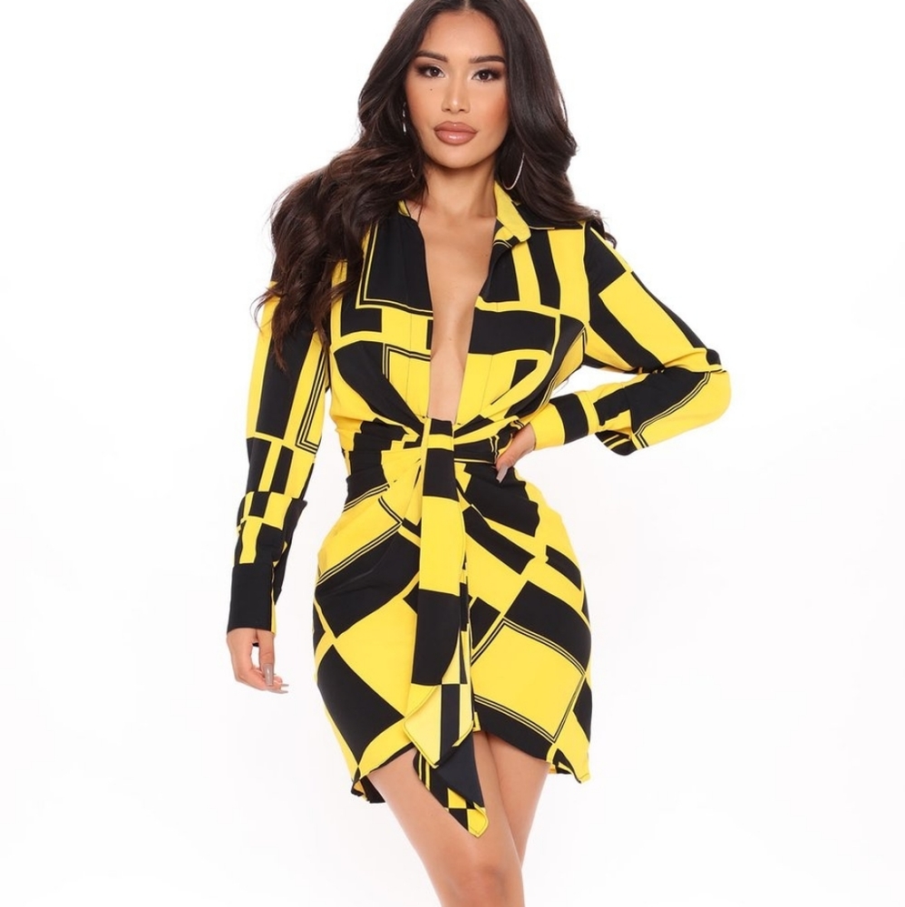 Black & Yellow Dress